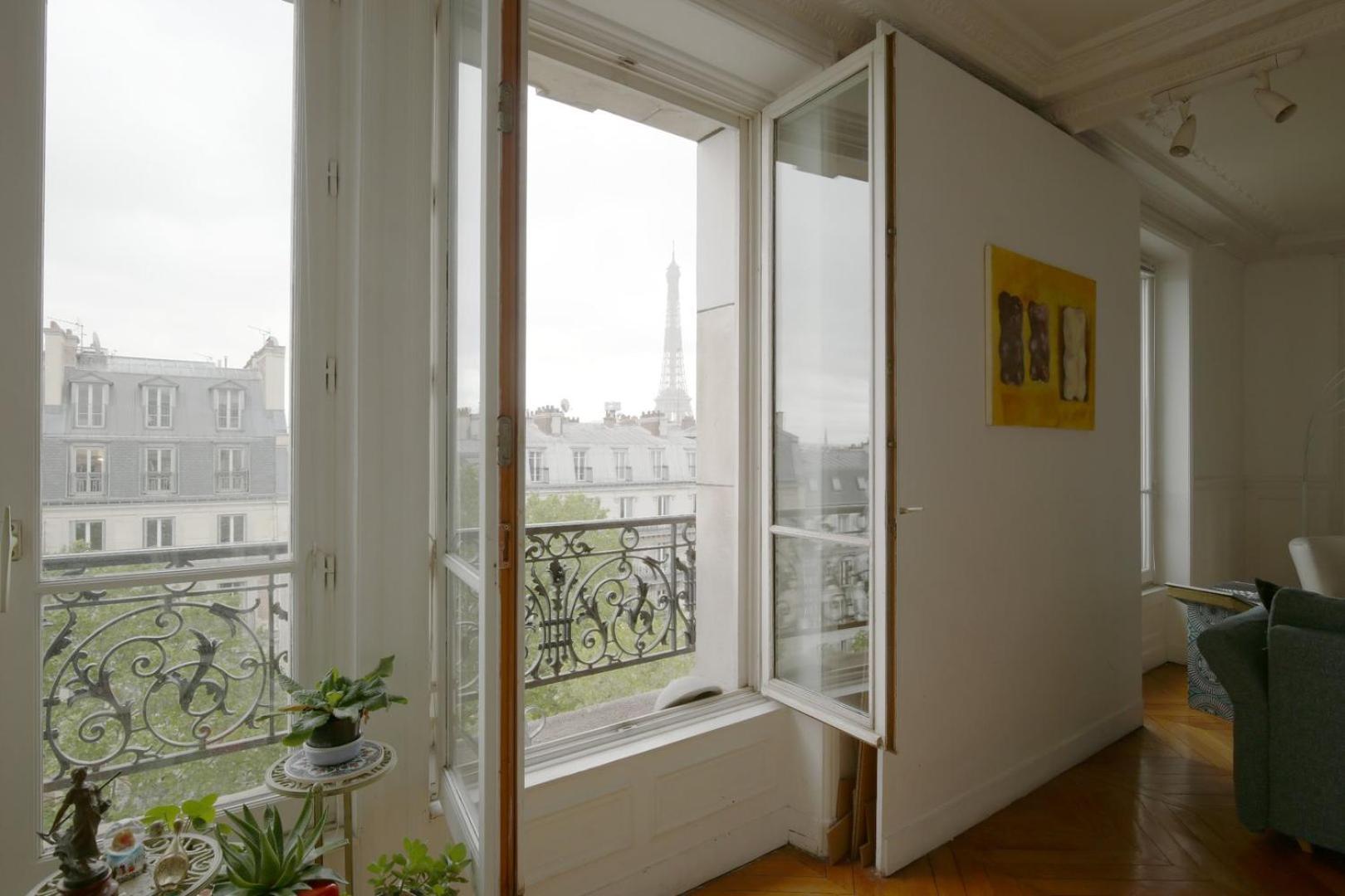 La Dame De Fer - Vue Magique Sur La Tour Eiffel Apartment ปารีส ภายนอก รูปภาพ