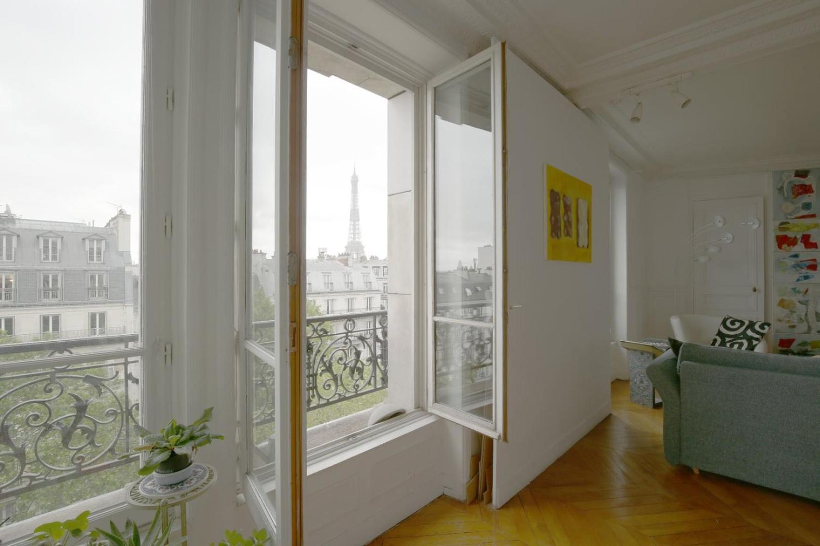La Dame De Fer - Vue Magique Sur La Tour Eiffel Apartment ปารีส ภายนอก รูปภาพ